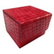thumbnail image 3 of Caja Para Baraja De Cartas Coleccionables, Almacenamiento De Cuero PU Para álbum De Cartas De Fútbol TCG, Color Rojo, 3 of 5