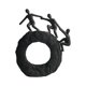 thumbnail image 1 of Escultura Hebdids 22 cm Decoración de Pared Abstracta Negra, 1 of 8