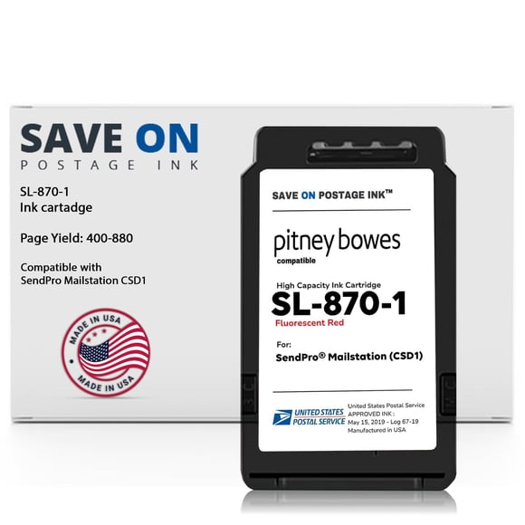 Cartucho de Tinta Save On Postage Ink SL-870-1 Rojo Compatible