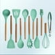 thumbnail image 2 of 12pcs Set Cooking Tools Multifunctional Silicone Spatula Wooden Handle Kitchen Tool Set, 2 of 2