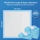 thumbnail image 4 of Almohadillas de cama SOFYFINE Thicken para incontinencia, 30 x 36 cm, 25 unidades, 4 of 6