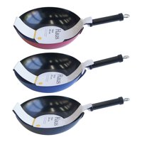 Wok 28Cm Prensado Antiadherente Aluminio 1 Pieza 1 Un Haus