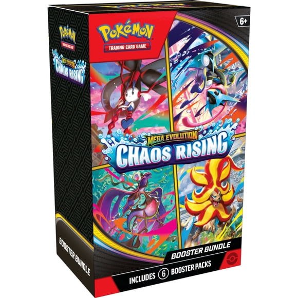 6 sobres de mejora Chaos Rising Booster Bundle Inglés