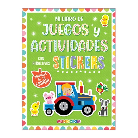 MUNDICROM LIBRO ACTIVID STICKER ANIMALES LA GRANJA