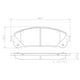 thumbnail image 2 of Pastillas Freno para auto Toyota Highlander 2014-2019 Delantero, 2 of 3