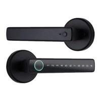 Xusx111 - [Nuevo] Cerradura Inteligente De Huellas Dactilares Cerradura De Puerta, Cerradura Inteligente Cerradura De Puerta De Entrada Sin Llave, Apartamento De Dormitorio De Casa (Negro)