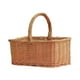 thumbnail image 3 of Canasto De Picnic De Mimbre Tejida Canasto De Almacenamiento Rural Para Verduras Playa Con Tela, 3 of 3