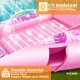 thumbnail image 4 of Tumbona inflable para broncearse para piscina Float Sloosh XL, color rosa, 85 x 57 cm, 4 of 9