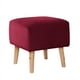 thumbnail image 1 of Pouf Burdeos Tela Velvet Burdeo, 1 of 1