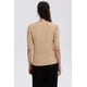 thumbnail image 3 of Polera Mujer Manga Globo Texturizada Beige, 3 of 4