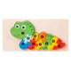 thumbnail image 4 of Rompecabezas De Clavijas De Madera Para Ni?os Peque?os Tablero A Juego Colorido Bloques De Madera Rompecabezas Serpiente, 4 of 5