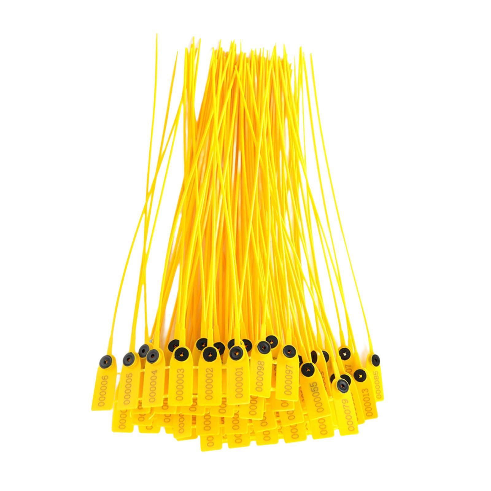 Magideal - 100 Bridas Para Cables Numeradas Con Banderas Serializadas, Bridas Para Cables Con Etiquetas Multiusos