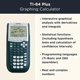 thumbnail image 2 of Calculadora WYNGS TI-84 Plus con funda negra, 2 of 7