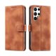 thumbnail image 2 of Funda Cartera para Samsung Galaxy S23 Ultra Tapa con Ranuras, Soporte y Correa Marrón, 2 of 5