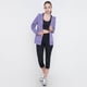 thumbnail image 4 of Polerón Mujer Deportivo Zipper Morado Corona, 4 of 5