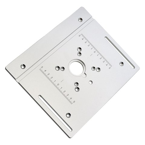 Magideal - Placa De Inserción De Mesa De Enrutador, Bancos De Tablero Abatible De Fresado De Madera, Valla Deslizante De Alta Resistencia, Placa De Montaje De In Placa B