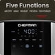 thumbnail image 4 of Freidora de aire Chefman TurboFry 6 qt de acero inoxidable, 4 of 7
