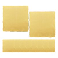Magideal - 10X Paños Para Gafas, Paños De Limpieza Para Teléfonos, Paños De Limpieza De Gafas De Microfibra Lavables Reutilizables Para Pantallas De Cámaras De Amarillo