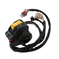 Ioensy - Interruptor Start Stop Manillar Izquierdo Robusto Para Suzuki Quadsport Z400 03 04