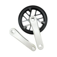 Magideal - Juego De Bielas Para Bicicleta Para Niños Juego De Bielas Plato De 32T Fácil De Instalar Ligero Herramientas De Reparación Juego De Bielas Cónicas Cua 15.2 Cm