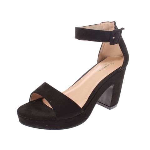 Zapato Tacón Negro Vía Franca