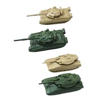 Magideal - Kit De 4 Modelos De Vehículos 4D A Escala 1/144 Para Niños, Juguetes De Construcción De Modelos De Simulación Para Montar En Casa, Decoración De Mesa, Estilo C