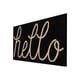 thumbnail image 4 of Felpudo FIRST CONCEPT Hello Negro de Coco 46x76 cm, 4 of 5