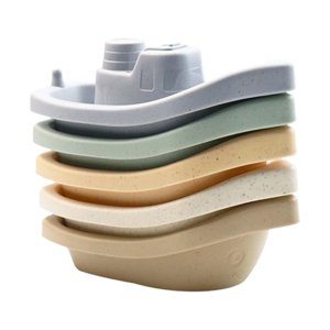 Magideal - 5 Uds., Juguetes Apilables Para La Hora Del Baño, Botes De Baño, Bañera De Juguete, Juguetes De Agua, Botes De Baño Flotantes, Regalo De Cumpleaños,