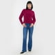 thumbnail image 4 of Sweater Mujer Chenille Rib Guinda Corona, 4 of 5
