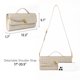 thumbnail image 5 of Bolso Joryin de Cuero Trenzado para Mujer, Clutch Beige, 5 of 9