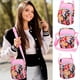 thumbnail image 2 of Bandolera Disney Stitch para niñas y adolescentes con monedero rosa, 2 of 6