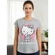 thumbnail image 1 of Polera Pijama Mujer Hello Kitty gris S, 1 of 4