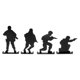 thumbnail image 1 of 4 Uds. De Objetivos De Práctica De Tiro De Metal, Objetivo De Plinking, Soldados Similares A Humanos, 1 of 5