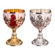 thumbnail image 4 of Copa De Vino De 2 Piezas Copa En Relieve Copa Elegante Vaso De Vidrio, 4 of 5