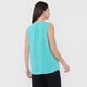 thumbnail image 2 of Blusa Mujer Sin Mangas Cuello Mao Turquesa Corona, 2 of 5