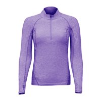 Andesland - Polera Dry Fit Con Cierre Manga Larga Mujer