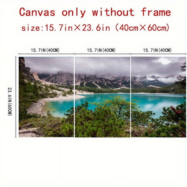 3pcs/set Wall Art Canvas Paintings, Living Room Beach Sunset Landscape Wall Decorative Art Painting, Canvas Print Bedroom Decoration Modern Salon Kitchen Office Wall Painting Home Decor, No Frames (15
