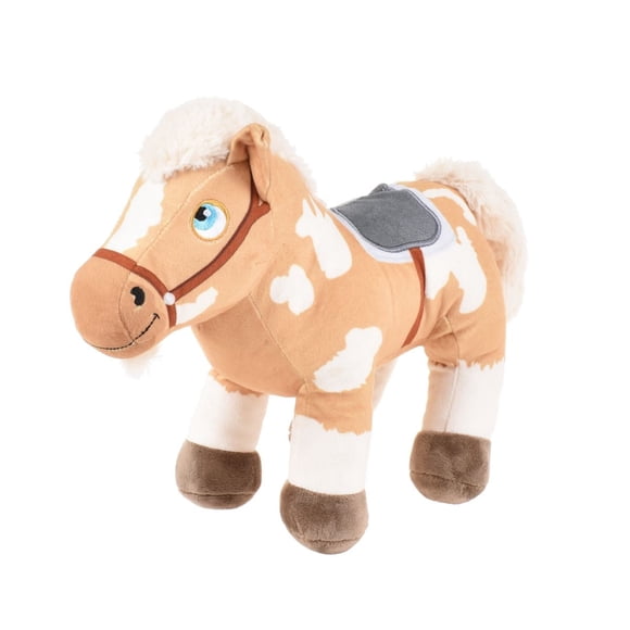 Peluche musical La Granja de Zenon caballo Percheron 20 cm