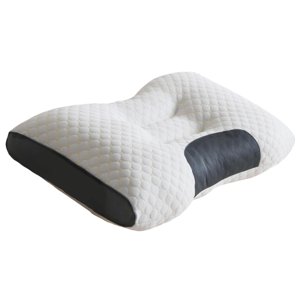 Magideal - Almohada Ergonómica Para El Cuello, Almohada Cervical, Cojín Ergonómico, Almohada Para Dormir, Almohada Para El Hogar, Dormitorio, Oficina, Durmientes