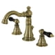 thumbnail image 1 of Grifo de baño Kingston Brass Duchess FSC19733AKL de latón envejecido, 1 of 8