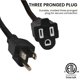 thumbnail image 4 of Cable de extensión Go Green Power GG-13825BK 14/3 SJTW 7,6 m negro, 4 of 7