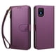 thumbnail image 1 of Funda Tipo Billetera para TCL 502 con Soporte y Bolsillo con Cierre Violeta intenso, 1 of 1