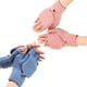 thumbnail image 1 of Guantes de invierno para mujer, paquete de 2, cálidos, de punto, convertibles, sin dedos, con gorro protector., 1 of 5