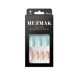Muzmak - - Uñas Press On Sugar Cereal Coffin 36 U.