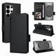 thumbnail image 1 of Funda Cartera para Samsung Galaxy S26 Ultra Tapa Flip con Ranuras y Soporte Negro, 1 of 5