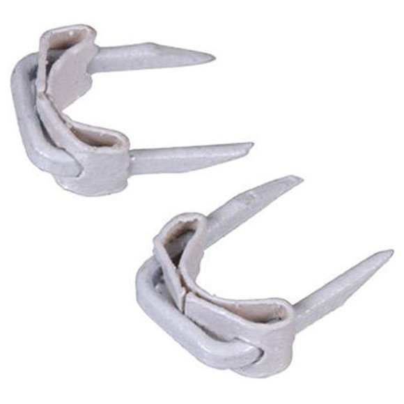 Hardware Staple Hillman 5 x 1/2, 25 unidades, color blanco