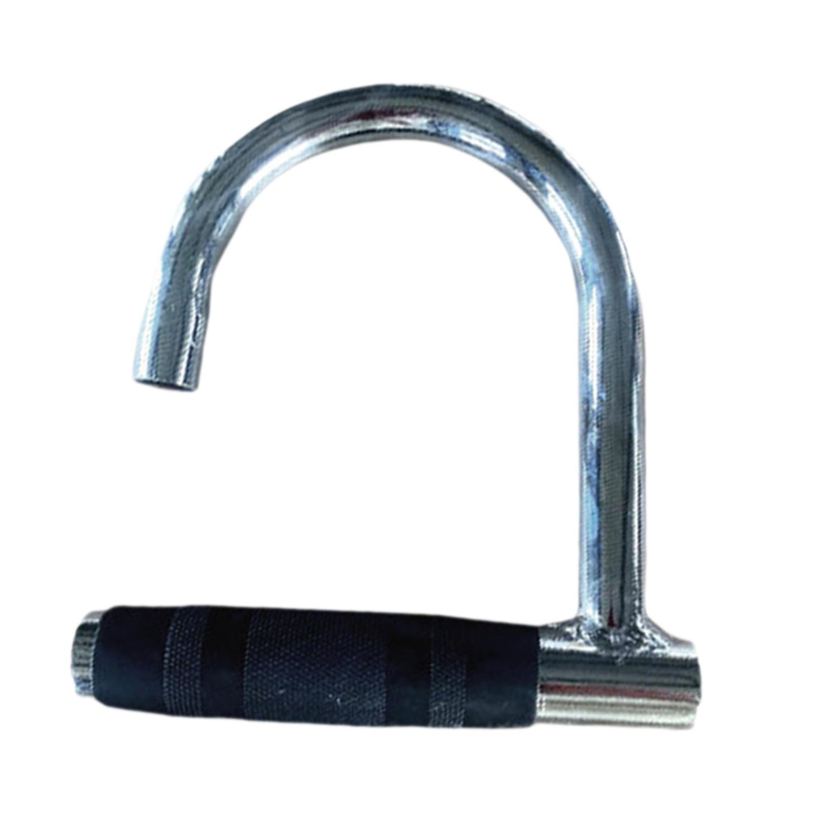 Magideal - Mango De Banda De Resistencia, Accesorio Elástico, Mango Antideslizante Para Entrenamiento, Mango De Cuerda Con Gancho Para Equipo De Banda Elástica Mango Recubierto De Goma