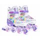 thumbnail image 4 of Patines En Linea Roller Niñas Ajustable Arcoiris Ruedas Led, 4 of 8