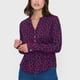 thumbnail image 3 of Blusa Mujer Cuello Mao Animal Print Rojo Corona, 3 of 5