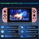 thumbnail image 2 of Controlador (L/R) para Nintendo Switch - Mando Inalámbrico Joypad con Luz RGB, Turbo, Control de Movimiento y Color Rosa, 2 of 7